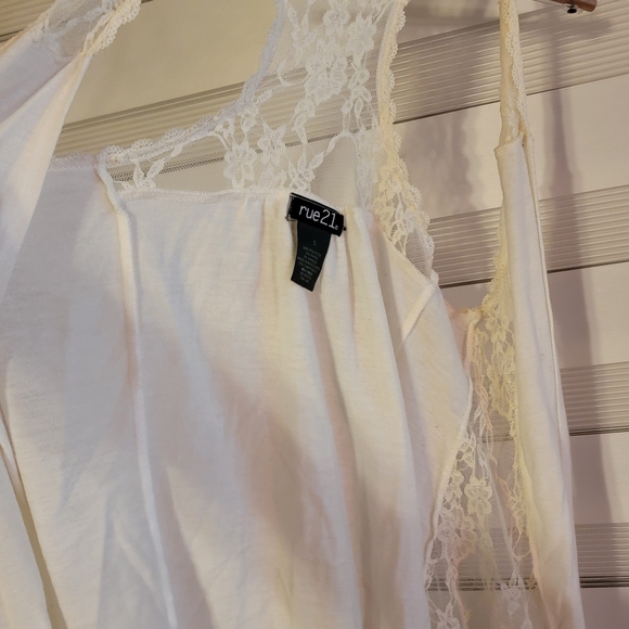 Rue21 White Lace Tank Top - Picture 9 of 9